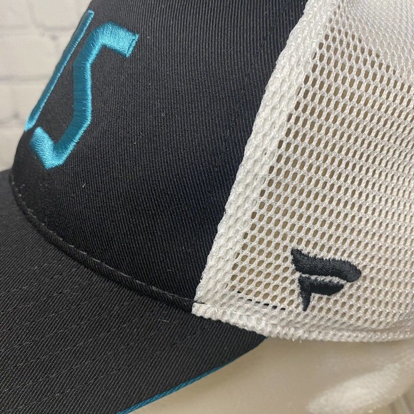 Fanatics San Jose Sharks SJS Branded Mesh Trucker Hat Snapback Womens NHL New - Picture 7 of 10